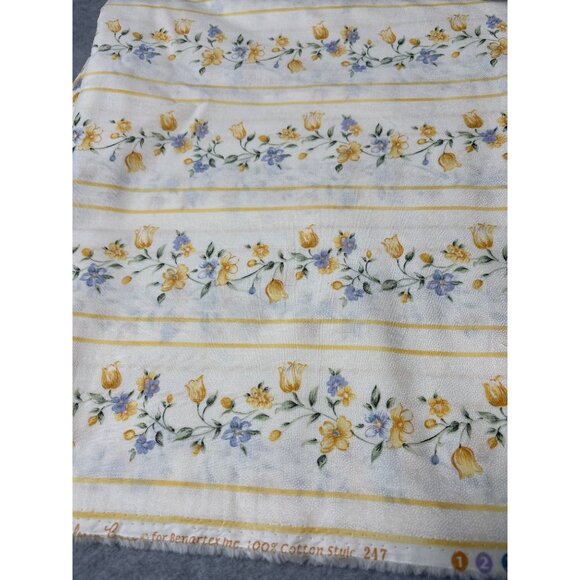 Anniversary Florals by Eleanor Burns for Benartex Cotton Fabric 1/2 yard x 44" Y - Picture 1 of 6
